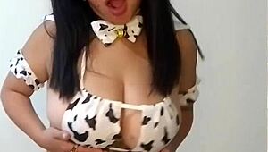Beautiful Latina Talks Dirty In Costume 😍