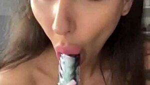 C’mon, follow my jerk-off instructions with this dildo, Susy Gala!