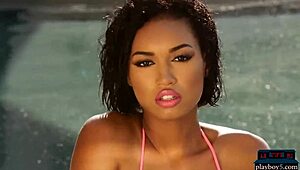 yo, check black teen model noelle monique stripping her bikini off 😍