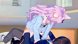 i love watching nyanners in this hentai sex scene