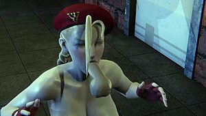 Exclamatory-Provocative Cammy Takes It in All Three Holes, Wow!