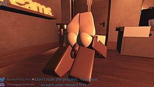 Bakery worker earns a rough doggystyle creampie for 1k special tip