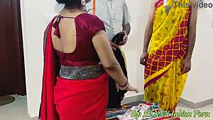 Desi Stepdaughter Fuels Wild Threesome Fantasy with Stepdad