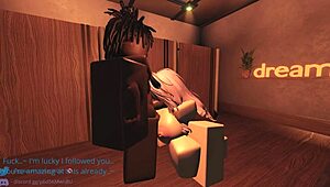 Bakery worker earns a rough doggystyle creampie for 1k special tip