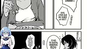 midnight visitor arrives in this anime hentai game