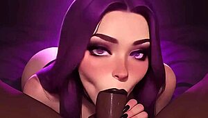 Wanna cum in my mouth? Cute gothic girl craves BBC POV.