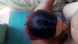 Redhead Milf Gives POV Blowjob With Facial Cumshot