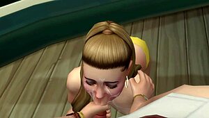 Climax Cream on Wild Latina Shaking Her Booty with My Nut Juice All Over