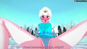 What If Elsa Gets Fucked Before Christmas Night?