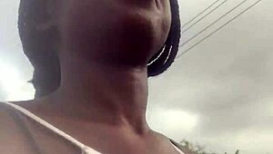 crazy bitch heads to supermarket for a lighter to smoke