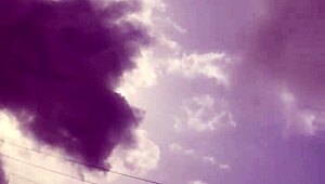 crazy bitch heads to supermarket for a lighter to smoke