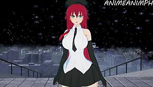 3D хентай жёстко долбит в диком аниме