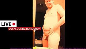 Try Not To Laugh At This Silly Cocksucking Homogoon!
