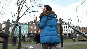 beautiful slut pissing in public, uh, masturbating in working class london, ya know!