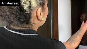 hey, this latina novinha is getting anal and oral in the bathroom, hiding from parents with that big black cock