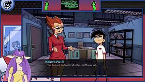 Danny Phantom Amity Park Redux: Redhead College Teacher in Monster Action