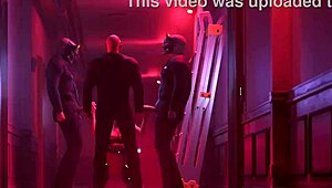 Kiriko Takes Intense Face Fucking and Gangbang in Hentai Doggystyle Action