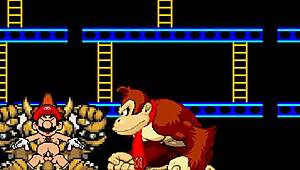 m u g e nr-18 deux with bowser and donkey kong vs mario