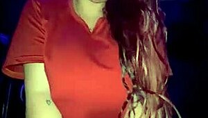 OMG, this 18-year-old redhead babe with huge perfect tits rides hard! 😍🔥