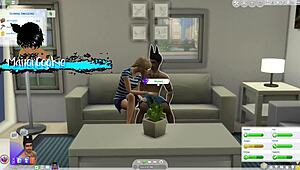 sims 4 wicked mod gets wild with neighbor’s huge tool 😜