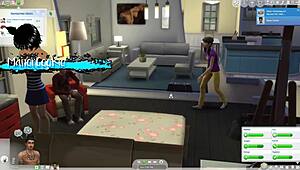 sims 4 wicked mod gets wild with neighbor’s huge tool 😜