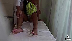 Wow, Camera Catches Wife Grabbing Therapist’s Cock During Real Tantric Massage!