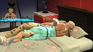 sims 4 wicked mod gets wild with neighbor’s huge tool 😜