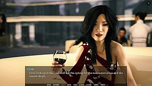 footjob in restaurant scene from unending void tales