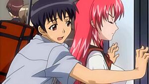 Hentai busty step sister groped in train! 😳