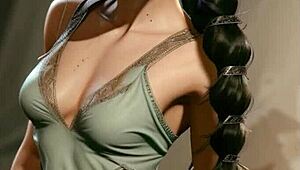 AI generated Shadowheart in stunning 3D cartoon style