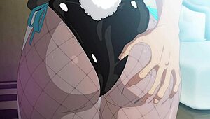 karin totoro shines in blue archive hentai parody