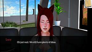 My new family 195 brings steamy 3D redhead action in a wild homemade game.