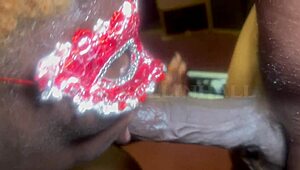 Sexy SSBBW Devours DJakes D, Cumming Hard on Big Black Cock