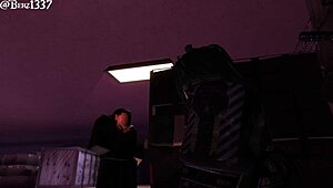 tied and captured femboy in domination scene