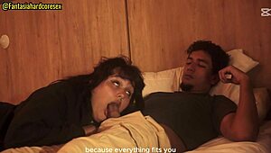 guardando film con sorellastra