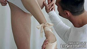 Psychologist Seduces Teen Patient in Bed with Kinky Foot Play