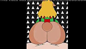 Noelle Holiday gets wild with a monster cock in a crazy group banger scene.