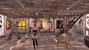 Fallout 4 garderob 6 mode 2 i 3D-anime.