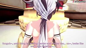 Arlecchino Naked and Fucked in Ahegao Style! Genshin Impact Milf POV on Sheer Fantasyking3!