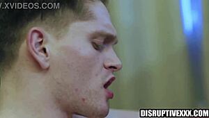 Roommates Clash Over Girlfriend and End Up in Intense Gay Rimjob Action