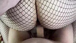 this hot bitch loves my cum all over her pantyhose! 😍