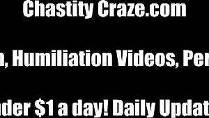 Len my ti môžeme odomknúť zariadenie na cudnosť a dráždiť ťa až na hranu.