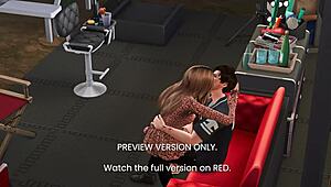 Naughty backstage fun in 3d hentai preview?