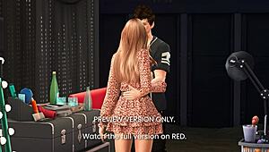 Naughty backstage fun in 3d hentai preview?