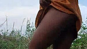 crazy chick, wow! showing ass dance moves to family, they're so proud!