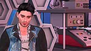 Naughty backstage fun in 3d hentai preview?