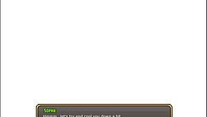 Åh mand, spiller Space Rescue med den varme Sophie og hendes store kurvede bryster!