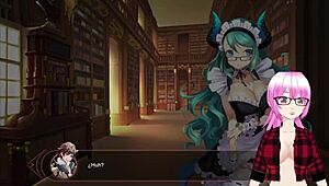 Lin La Dragona de Hielo in wilder 3D-Cartoon-Spiegel-Szene