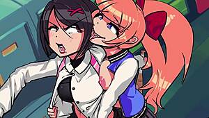 river city girls hentai compilation unfolds in a casual group adventure