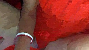 enjoying homemade fun with indian village girl on ranch